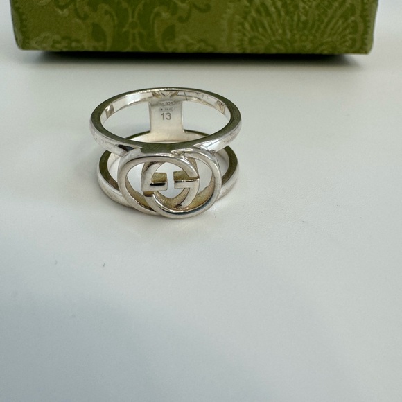 GUCCI INTERLOCKING WIDE OPEN BAND - Picture 10 of 10